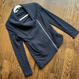 SzS Helmut Lang asymmetrical “sweatshirt” blazer, like new.
